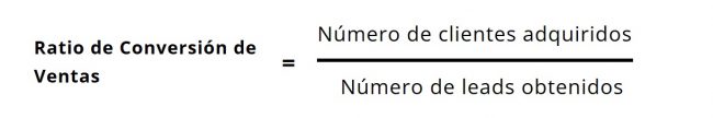 ratio de conversion KPIs financieros
